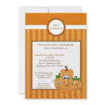 5x7 Fall Pumpkins Harvest Thanksgiving Invitation