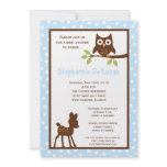 5x7 Forrest Woodland Animal Baby Shower Invitation