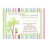 5x7 Frog Prince Princess Birthday Party Invitation
