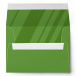 5x7 Green Outside Strip Inside Envelope