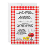 5x7 Grill Food Summer Hamburge Barbecue Invitation