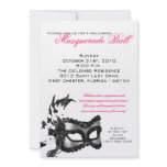 5x7 Halloween Masquerade Ball Mask Invitation