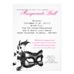 5x7 Halloween Masquerade Ball Mask Invitation