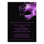 5x7 Halloween Masquerade Ball Mask Invitation