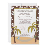 5x7 Hawaiian Hammock Toucan Baby Shower Invitation