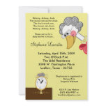 5x7 Hickory Dickory Nursery Baby Shower Invitation