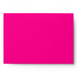 5x7 Hot Pink Outside White Inside Envelope