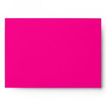 5x7 Hot Pink Outside White Inside Envelope