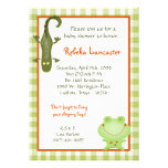 5x7 Invite - Swamp Buddies Birthday Invitation