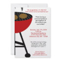 5x7 Kingof Grill Master Summer Barbecue Invitation invitation