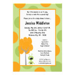 5x7 Little Monster  Baby Shower Invitation