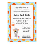 5x7 Little Monster  Birthday Party Invitation