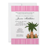 5x7  Mama and TRIPLET Monke Baby Shower Invitation