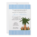 5x7  Mama and TRIPLET Monke Baby Shower Invitation