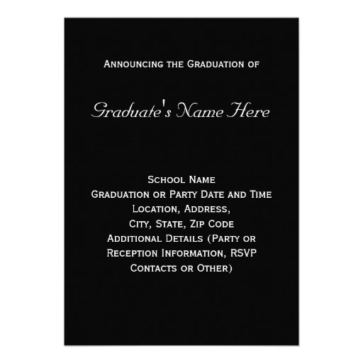 5x7 Medical Logo Photo Graduation Invite