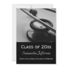 5x7 Medical School/Nursing Graduation Announcement invitation
