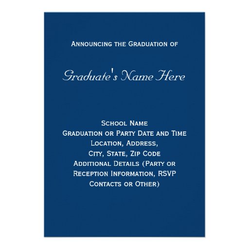 5x7 Medical School Nursing Photo Graduation Invite