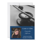 5x7 Medical School Nursing Photo Graduation Invite invitation