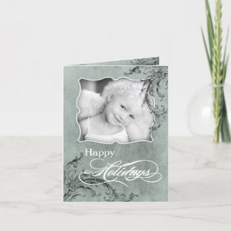 5x7 Personalized FOLDING PHOTO Christmas Card