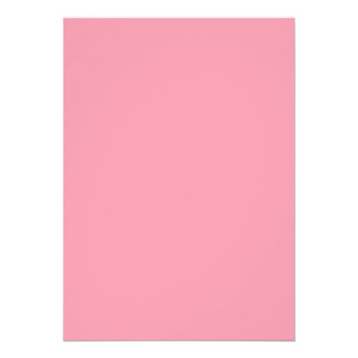 5x7 Pink Elephant Birthday Invitation