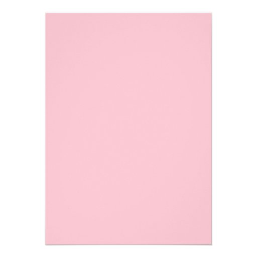 5x7 Pink Elephant Birthday Invitation