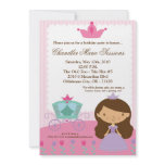 5x7 Princess Girl Carria Birthday Party Invitation