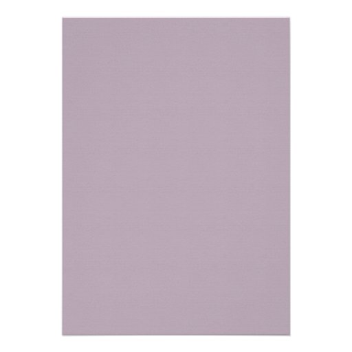5x7 Purple Iris Flower Linen Wedding Invitation