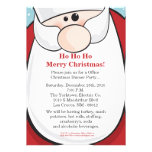 5x7 Santa Clause Christmas Party Invitation