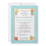 5x7 Sea Life Ocean Fish Baby Shower Invitation