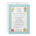 5x7 Sea Life Ocean Fish Birthday Party Invitation