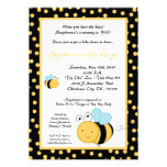 5x7 Spring Honey Bumble Bee Baby Shower Invitation