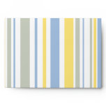 5x7 Striped Outside White Inside Envelope