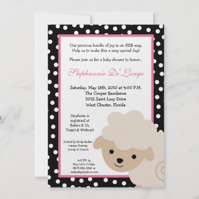 Cheap Baby Shower Invitations on Baby Shower Sheep Invitations    The Best Invitations