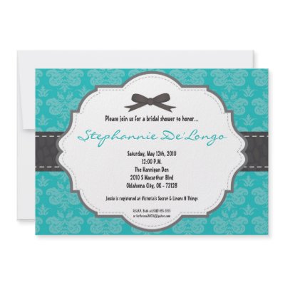 Bridal Shower Banner on Animal Pattern Ribbon Banner With Bow Bridal Shower Invitations Are