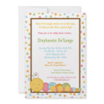 5x7 TRIPLE Caterpillar Worm Baby Shower Invitation