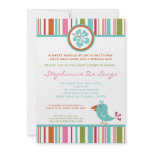 5x7 Tropical Toucan Bird Baby Shower Invitation