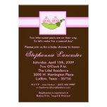 5x7 TWINS Sweet Pea in Pod Baby Shower Invitation