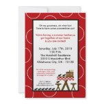 5x7 Watermelon Summer Picnic Barbecue Invitation