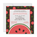 5x7 Watermelon Summer Picnic Barbecue Invitation