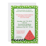 5x7 Watermelon Summer Picnic Barbecue Invitation