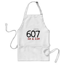 ¡607 es una mentira! delantales