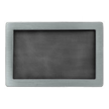 6089 chalkboard BLACK CHALK BOARD TEXTURE GRUNGE T Rectangular Belt Buckles