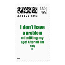 60 Admit my age Stamp