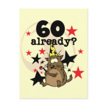 60 Already Birthday postcards by birthdayTshirts 60 Already Birthday postcards