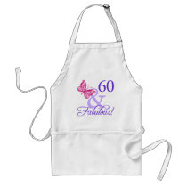 60 And Fabulous Birthday Apron