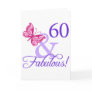 60 And Fabulous Birthday Greeting Cards