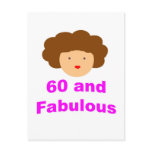 60 and fabulous postcard