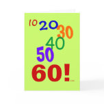 60 and still accounting! - 60th Birthday Card