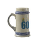 60 Birthday Candles (Blue / Green) Coffee Mug