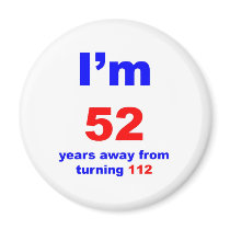 60 Birthday Magnets